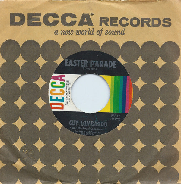 Guy Lombardo And His Royal Canadians : Easter Parade / Always (7", Single, RE, RP, Pin)