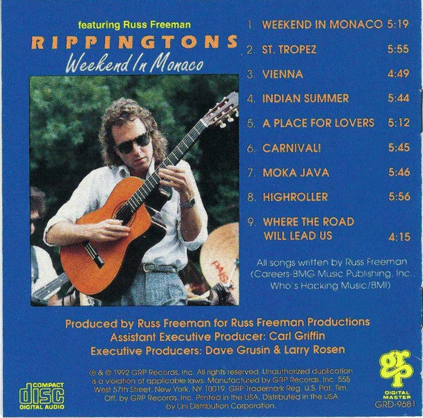 The Rippingtons Featuring Russ Freeman (2) : Weekend In Monaco (CD, Album)