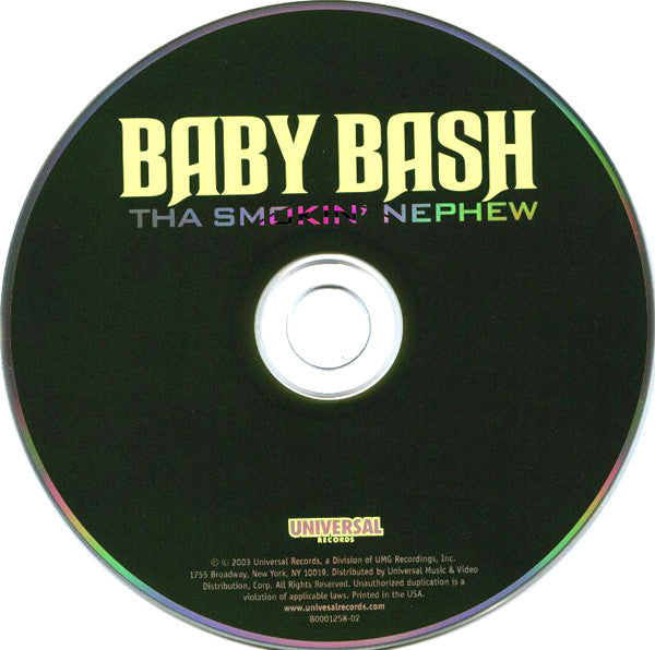 Baby Bash : Tha Smokin' Nephew (CD, Album)