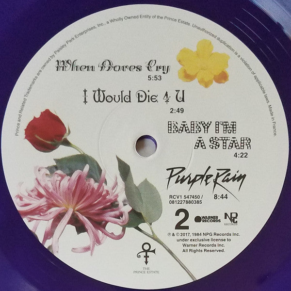 Prince And The Revolution : Purple Rain (LP, Album, Ltd, RE, Pur)