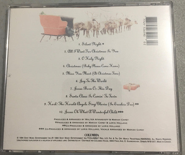 Mariah Carey : Merry Christmas (CD, Album, Club, RE, UPC)