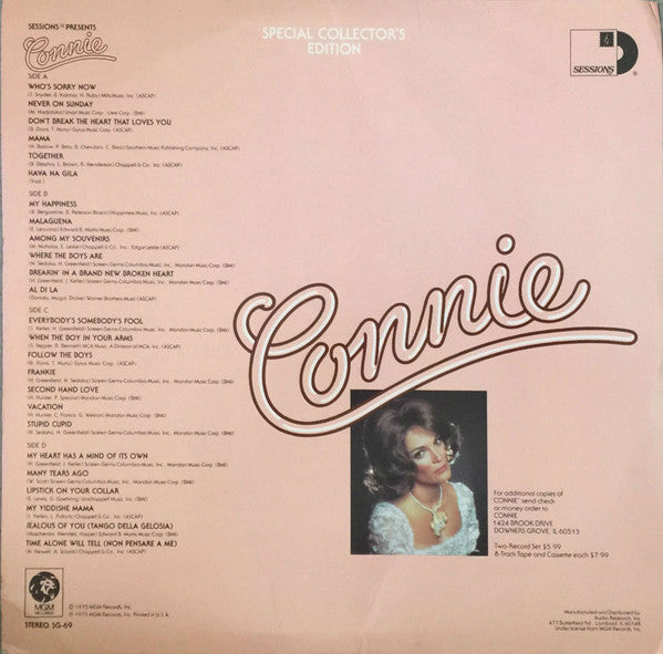 Connie Francis : Connie (2xLP, Comp)