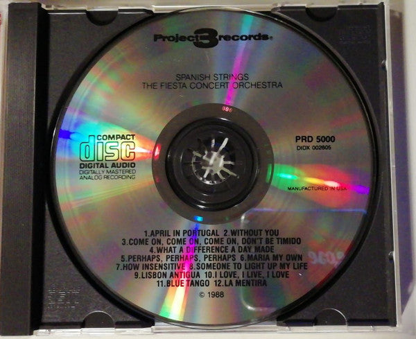 The Fiesta Concert Orchestra : Spanish Strings (CD, Album)