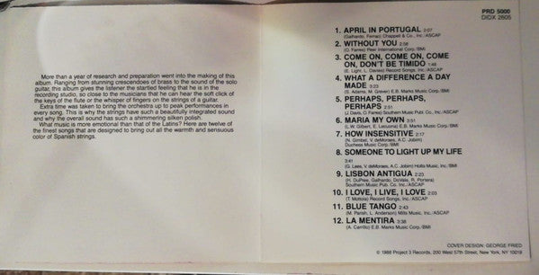 The Fiesta Concert Orchestra : Spanish Strings (CD, Album)