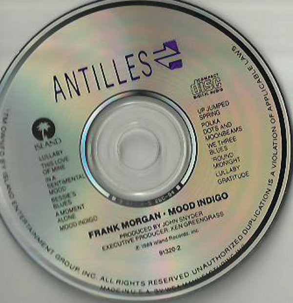 Frank Morgan : Mood Indigo (CD, Album)