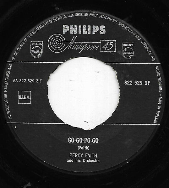 Percy Faith And His Orchestra* : The Theme From "A Summer Place" / Go-Go-Po-Go (7", Single)