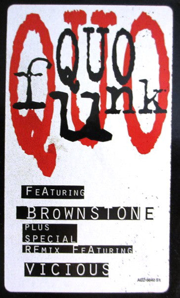 Quo : Quo Funk (12", Promo)