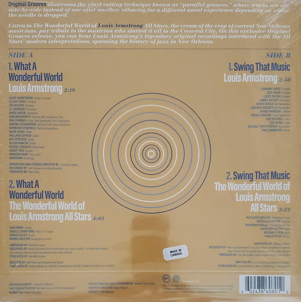 Louis Armstrong : A Gift To Pops (12", Maxi, RSD, Ltd)