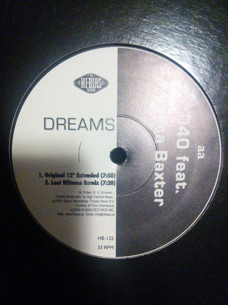 Silverblue / 040 : Step Back / Dreams (12")