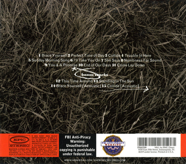 Howie Day : Stop All The World Now (CD, Album, Club, S/Edition)