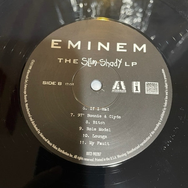 Eminem : The Slim Shady LP (2xLP, Album, RE, Bla)