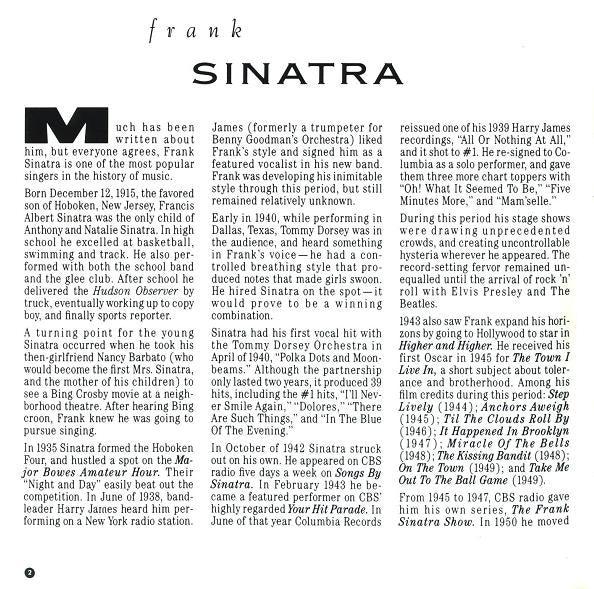 Frank Sinatra : The Capitol Collector's Series (CD, Comp)