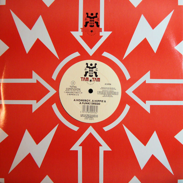 A Homeboy, A Hippie & A Funki Dredd : Total Confusion (12", Single)