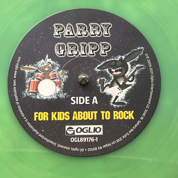 Parry Gripp : For Kids About To Rock (LP, Album, RE, Glo)