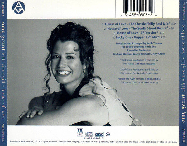 Amy Grant With Vince Gill : House Of Love (CD, Maxi)