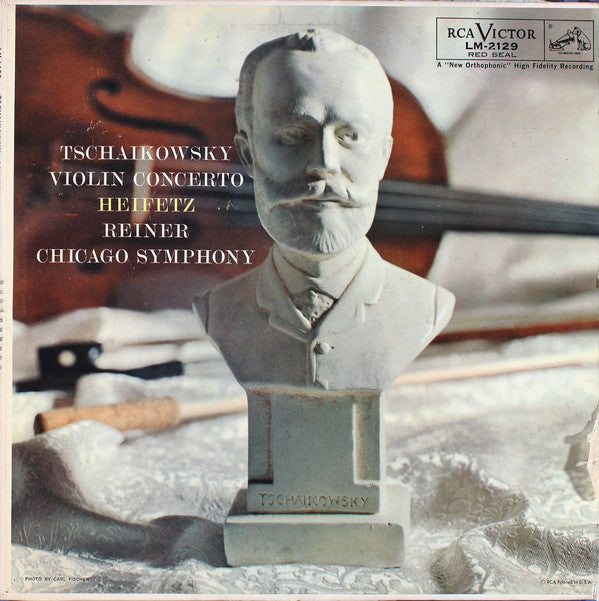 Tschaikowsky*, Heifetz*, Chicago Symphony*, Reiner* : Concerto In D, Op. 35 (LP, Album, Mono)