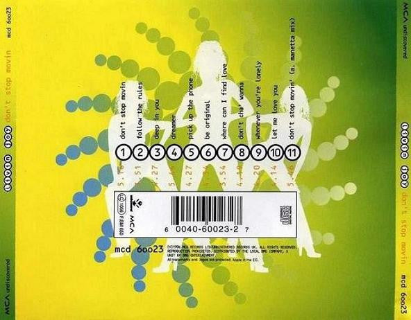 Livin Joy* : Don't Stop Movin (CD, Album)