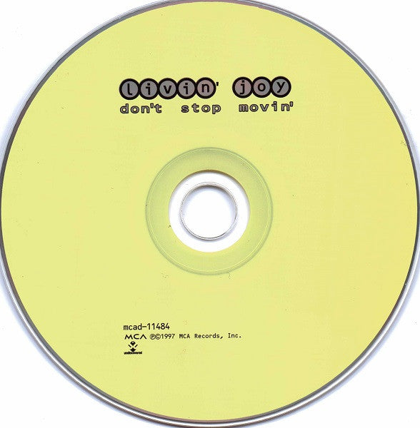 Livin Joy* : Don't Stop Movin (CD, Album)