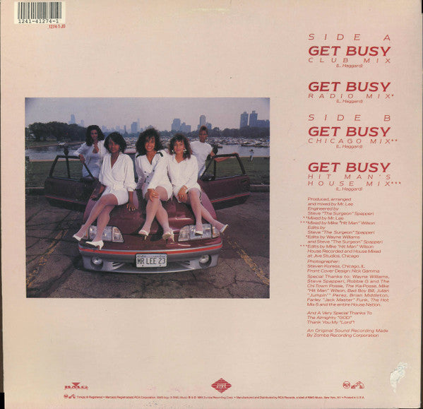 Mr. Lee : Get Busy (12", Promo)