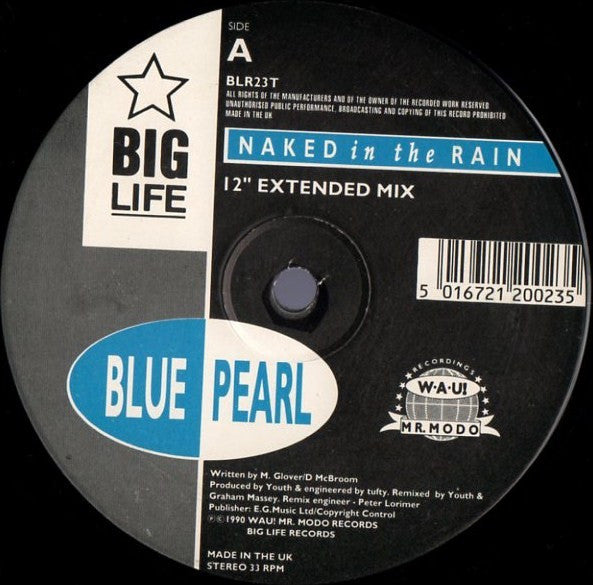 Blue Pearl : Naked In The Rain (12")