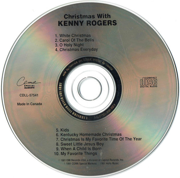 Kenny Rogers : Christmas With Kenny Rogers (CD, Album, RE)