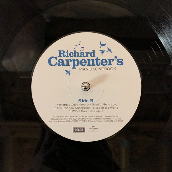 Richard Carpenter : Richard Carpenter's Piano Songbook (LP, Album)