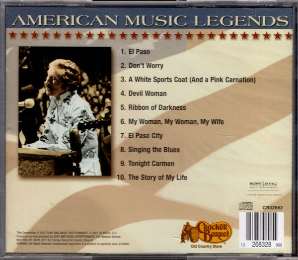 Marty Robbins : American Music Legends (CD, Comp)