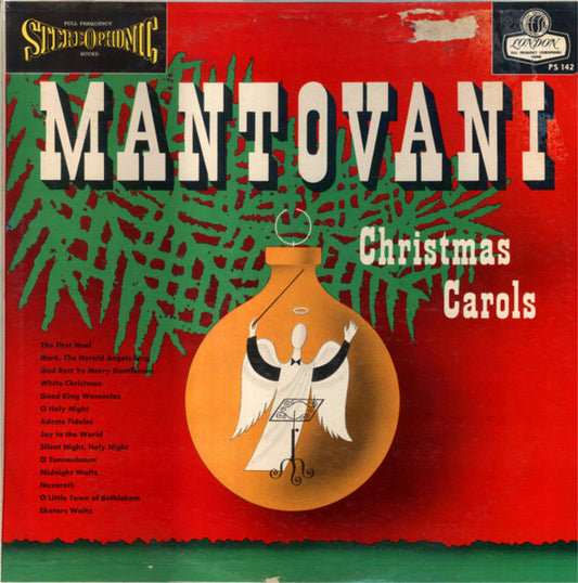 Mantovani And His Orchestra : Christmas Carols (LP, Album, RE)