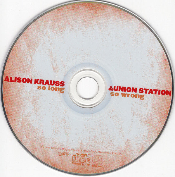 Alison Krauss & Union Station : So Long So Wrong (CD, Album)