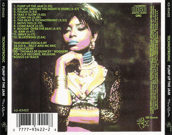 Technotronic : Pump Up The Jam - The Album (CD, Album, Club)