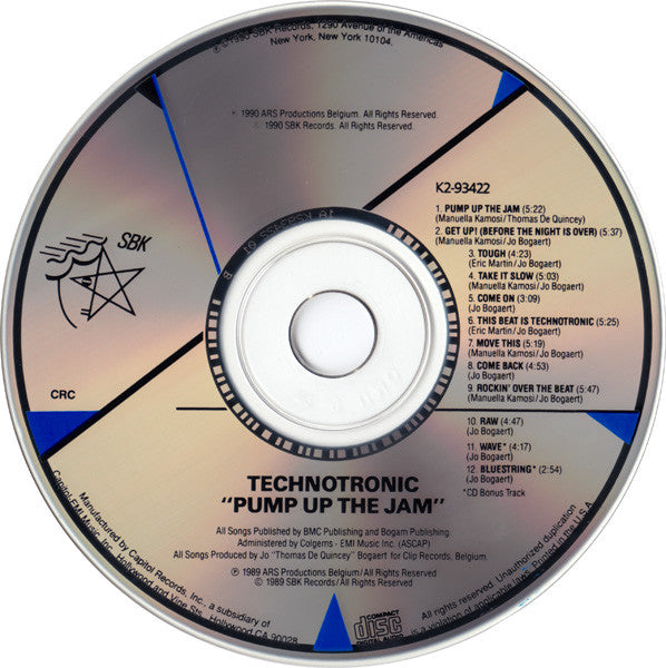 Technotronic : Pump Up The Jam - The Album (CD, Album, Club)