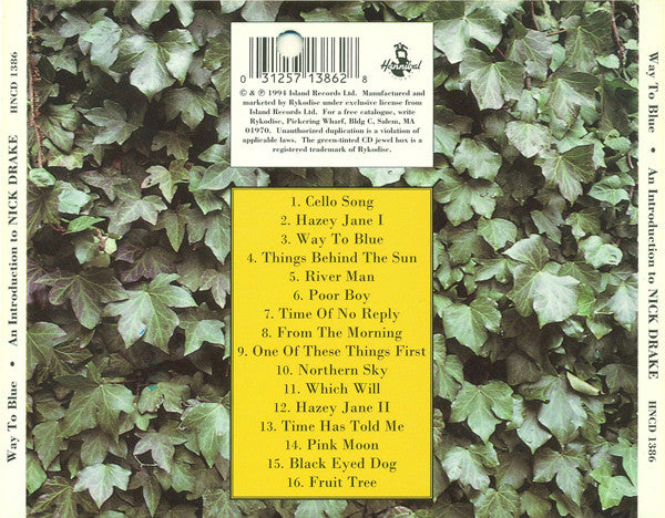 Nick Drake : Way To Blue - An Introduction To Nick Drake (CD, Comp)