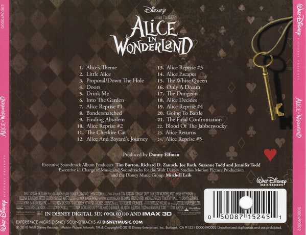 Danny Elfman : Alice In Wonderland (An Original Walt Disney Records Soundtrack) (CD, Album)