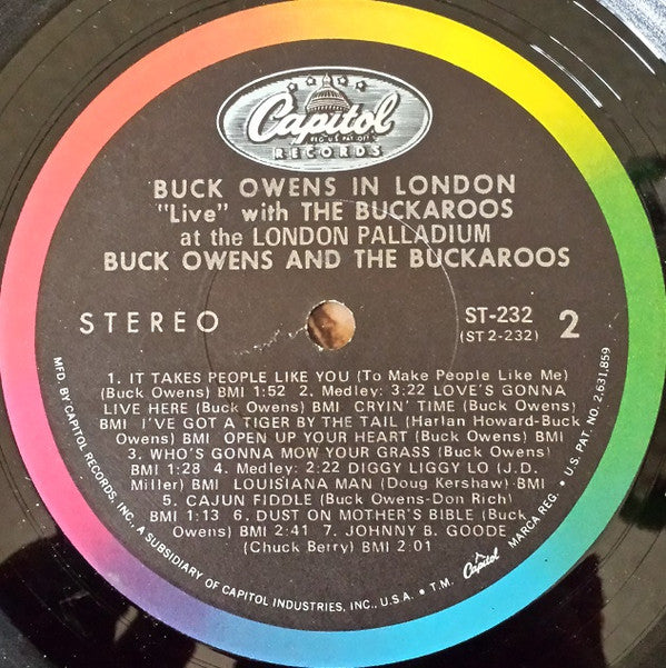 Buck Owens : Buck Owens In London (LP, Album, Scr)