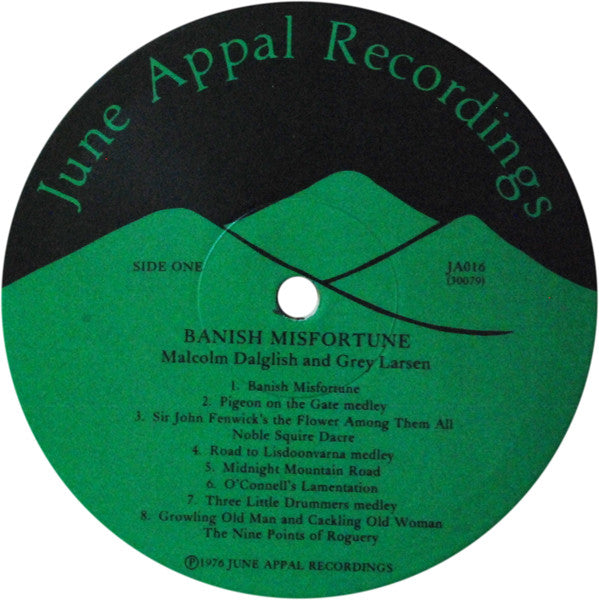 Malcolm Dalglish & Grey Larsen : Banish Misfortune (LP, Album)