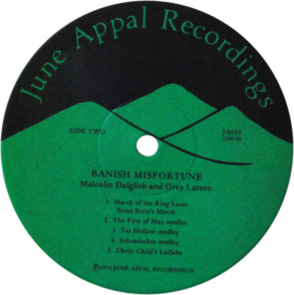 Malcolm Dalglish & Grey Larsen : Banish Misfortune (LP, Album)