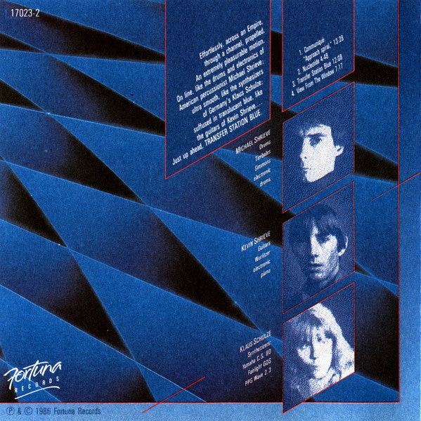 Michael Shrieve With Kevin Shrieve And Klaus Schulze : Transfer Station Blue (CD, Album)