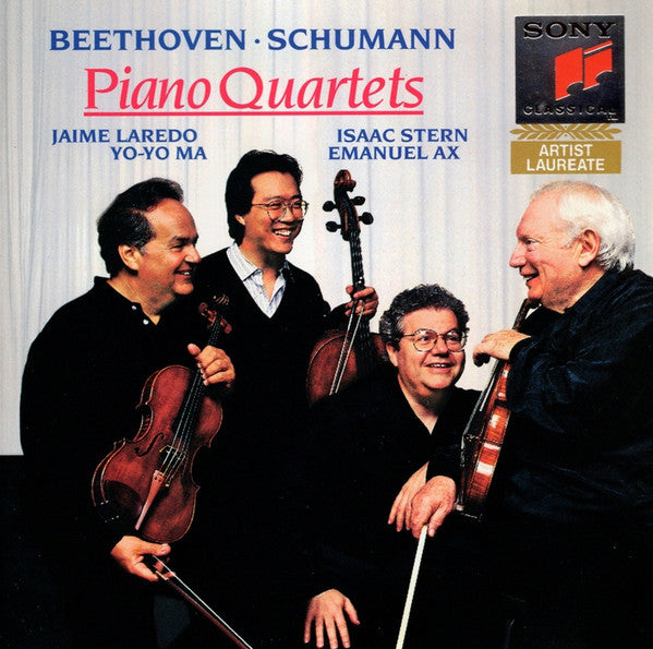 Beethoven*, Schumann*, Jaime Laredo, Isaac Stern, Yo-Yo Ma, Emanuel Ax : Piano Quartets (CD, Album)