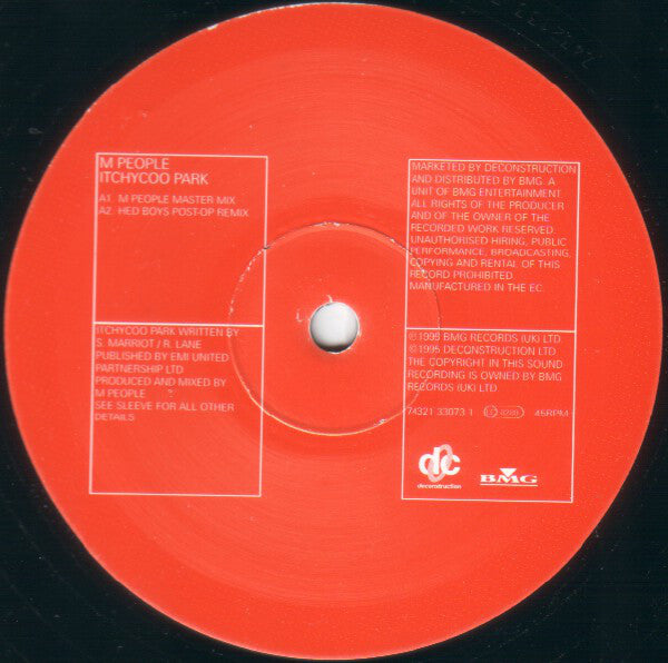 M People : Itchycoo Park (12")