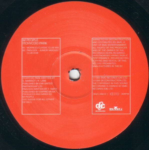 M People : Itchycoo Park (12")