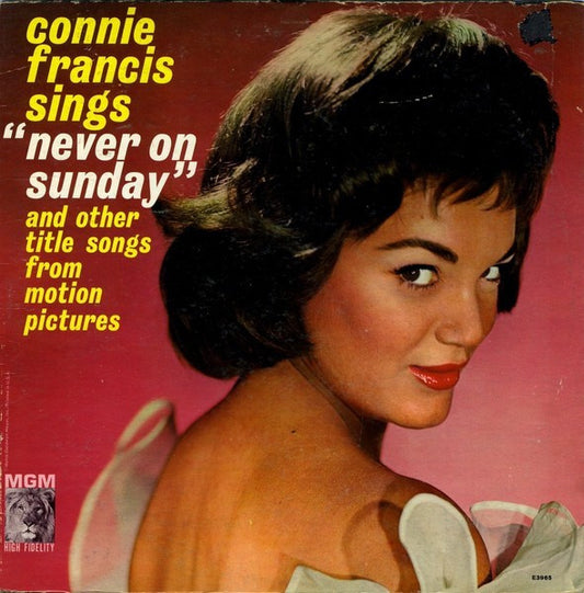 Connie Francis : Never On Sunday (LP, Mono)