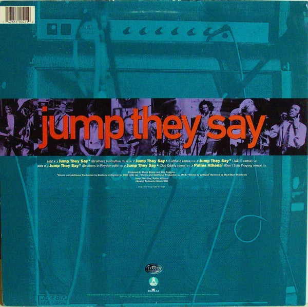 David Bowie : Jump They Say (12", Maxi, SRC)