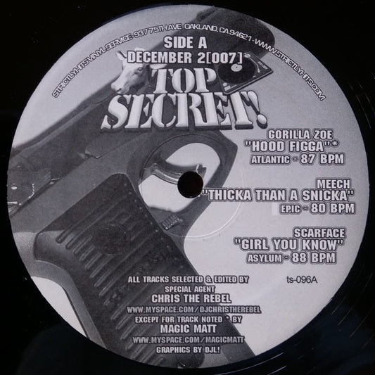 Various : Top Secret! December 2(007) (12", Comp, Unofficial)