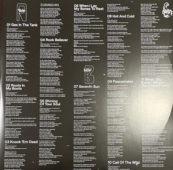 Scorpions : Rock Believer (LP, Album, Ltd)