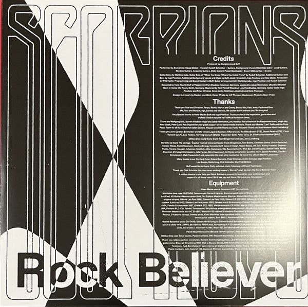 Scorpions : Rock Believer (LP, Album, Ltd)