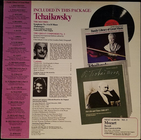 Tchaikovsky* : The Pathétique - Sixth Symphony (LP, Album)