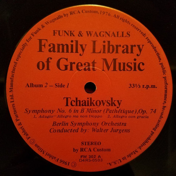 Tchaikovsky* : The Pathétique - Sixth Symphony (LP, Album)