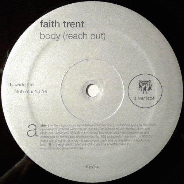 Faith Trent : Body (Reach Out) (12")