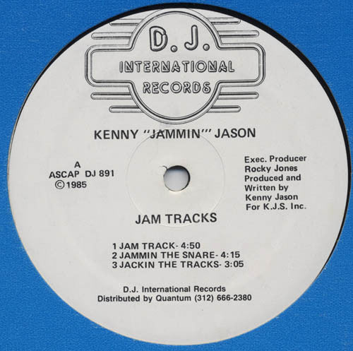 Kenny "Jammin" Jason : Jam Tracks (12")