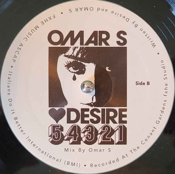 Omar S* ♥ Desire (16) : 54321 (12")